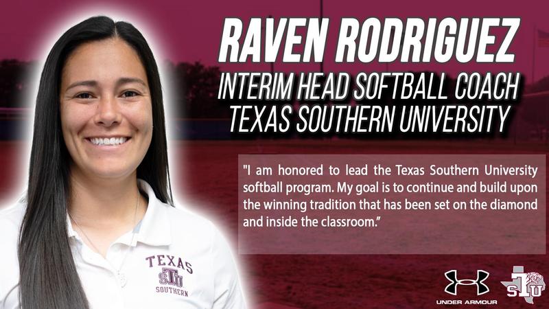 Raven Rodriguez Named Interim Head Softball Coach - Texas Southern ...