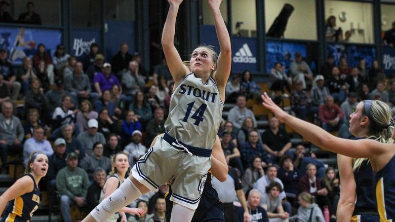 Jessie Ruden Blue Devils Roll Eau Claire 63-45 to Claim Share of WIAC Title ...