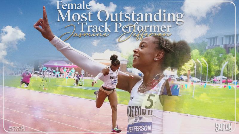 Jasmine Jefferson Named SoCon Female Most Outstanding Track Performer ...