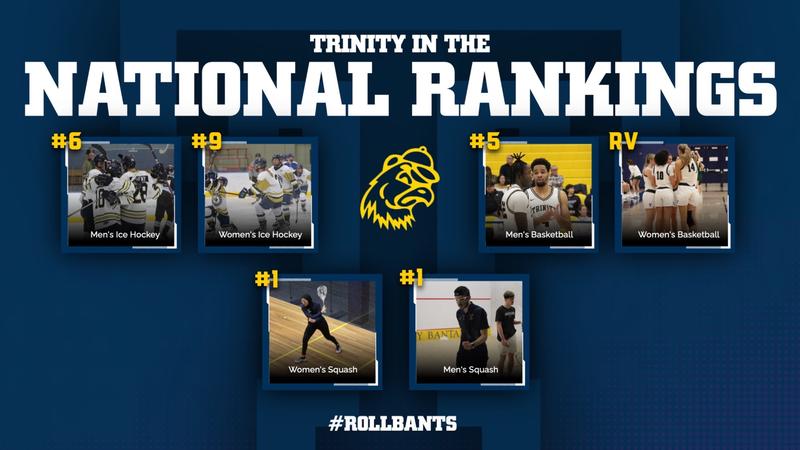 Trinity University National Ranking Big Things Happening in the Coop, Five National Rankings - Trinity College