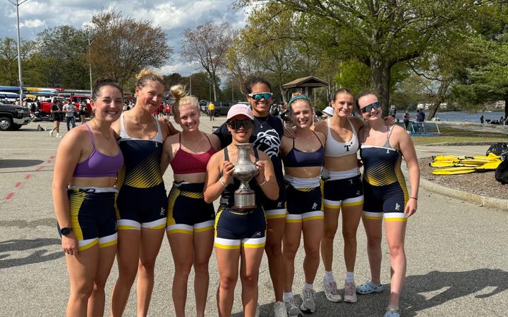 Women's Rowing Claims Trudy Emerson Cup at NERC Championships - Trinity ...