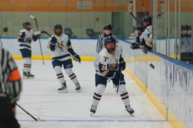 Trinity Ice Rink Trinity Women's Ice Hockey Shutout by Mules, 8-0 - Trinity College