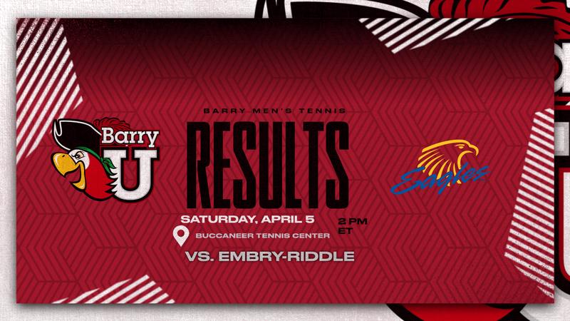 Embry Riddle Spring Break 2020 Men's Tennis Gets Another Win In The Heat Against Embry-Riddle - Barry ...