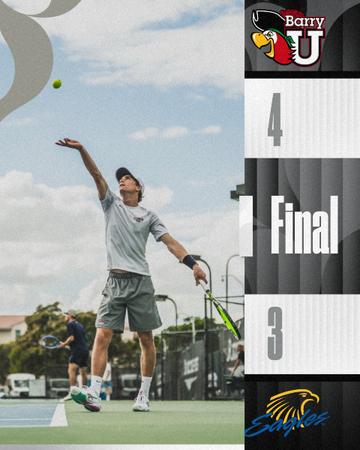 Embry Riddle Tennis Men's Tennis Defeats #15 Embry-Riddle - Barry University Athletics