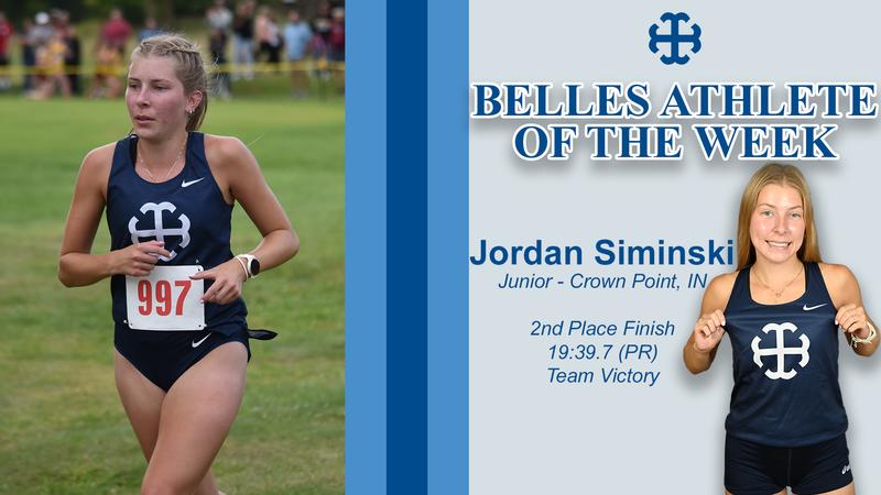 Kelly Siminski Siminski Earns Belles Weekly Honor - Saint Mary''s College