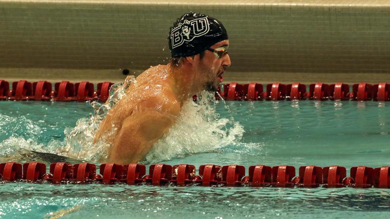 Logan Fultz Men's Swimming Wins Fifth Straight Dual Meet Saturday At Dickinson ...