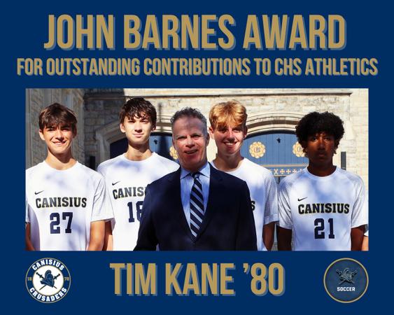 Tim Kane '80, star player and standout supporter of CHS Soccer, to ...