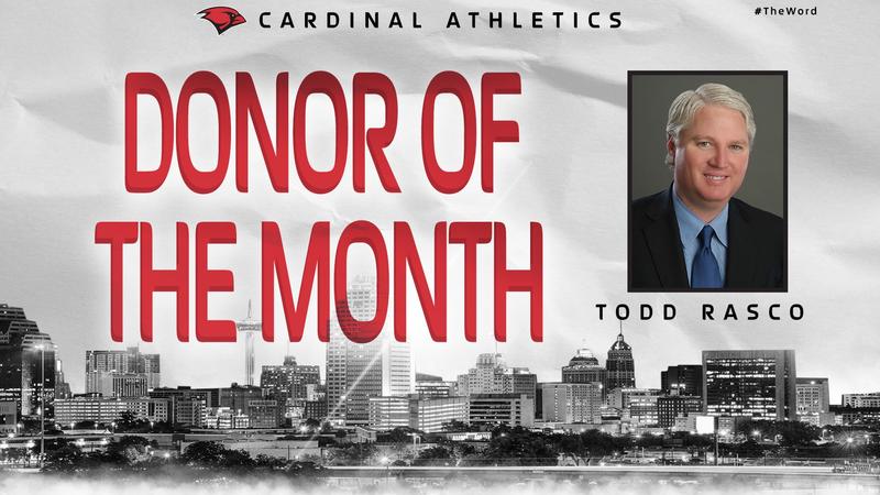 Donor of the Month: Todd Rasco - University of the Incarnate Word Athletics