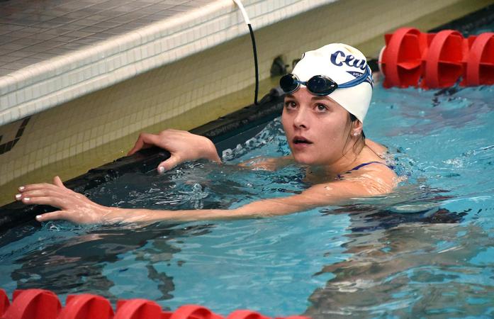 Morgan Gerhardt Women's Swimming Falls to Bloomsburg - Clarion Athletics