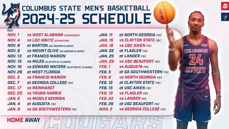 Men’s Basketball Announces 2024-25 Schedule - Columbus State University ...