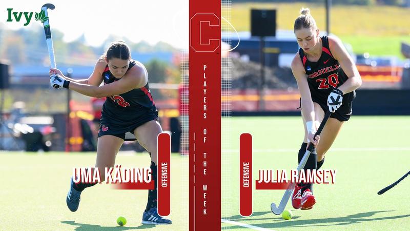 Track Field Front Field Hockey Sweeps Ivy League Weekly Awards - Cornell University Athletics