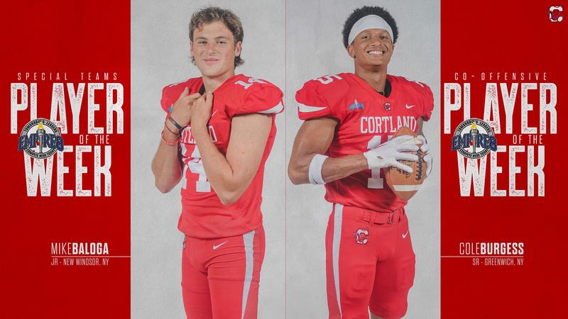 Cole Burgess and Mike Baloga Earn Empire 8 Weekly Football Recognition ...