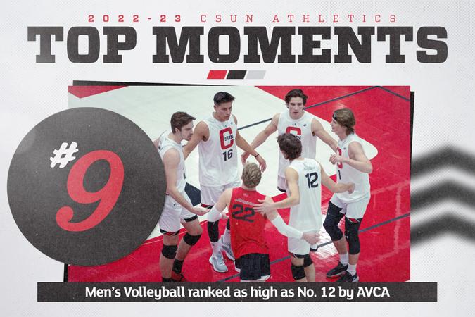 CSUN Top 10 – No. 9 Men's Volleyball earns first AVCA Top-15 ranking ...