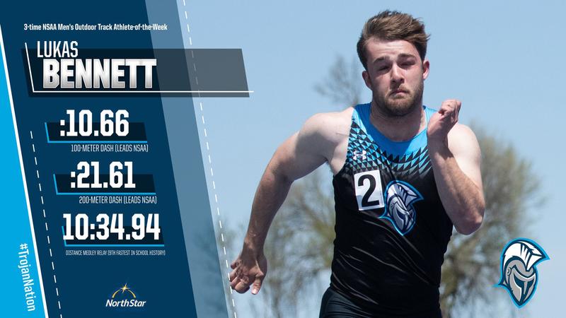 Timber Bennett Track Bennett earns NSAA Men’s Outdoor Track Athlete-of-the-Week for third ...