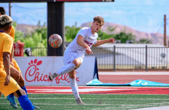 Msoc 45 MSOC falls 1-0 to Utah Valley - Utah Tech University Athletics