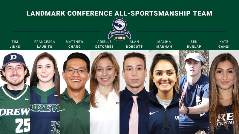 Drew Rangers Eight Rangers Selected to Landmark Conference Spring All-Sportsmanship ...