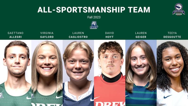 Drew Rangers Six Named to All-Sportsmanship Team - Drew University Athletics