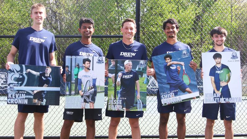 Drew Rangers Men’s Tennis Downs Wilkes on Senior Day - Drew University Athletics