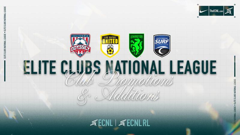 Theecnl ECNL & ECNL REGIONAL LEAGUE WELCOME NEW CLUBS - ECNL (Elite Club ...