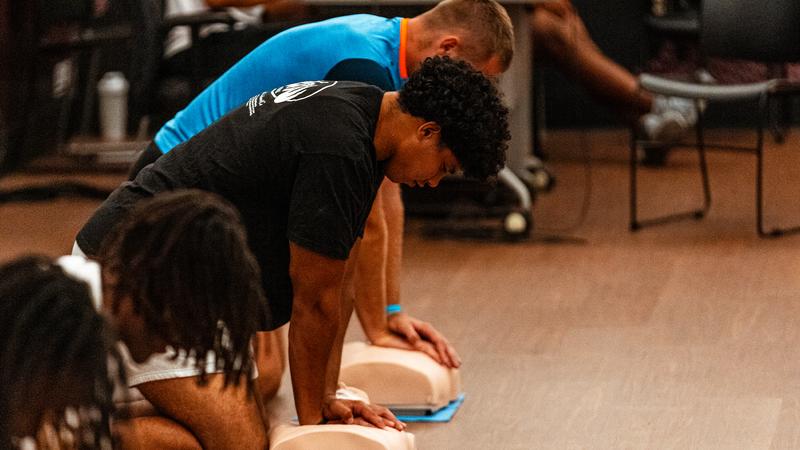 Cpr Football EKU Football Hosts CPR Training with American Heart Association and ...