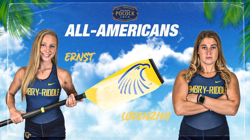 Emmy Riddle Rowing Lorenzini, Ernst Earn Women’s Rowing All-American Honors - Embry-Riddle ...