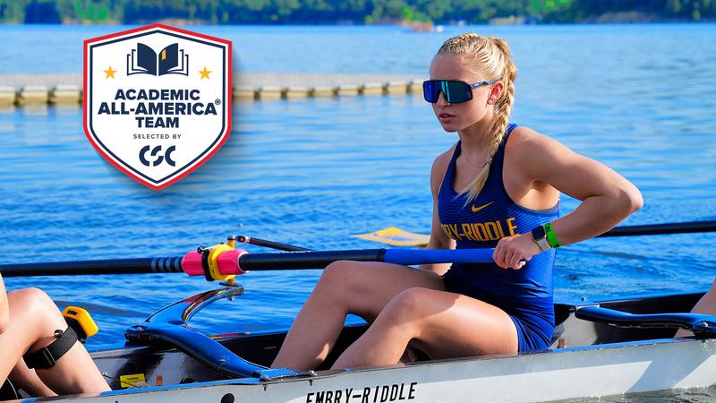 Emmy Riddle Rowing Ernst Hauls in Women’s Rowing’s First Academic All-American Honor ...