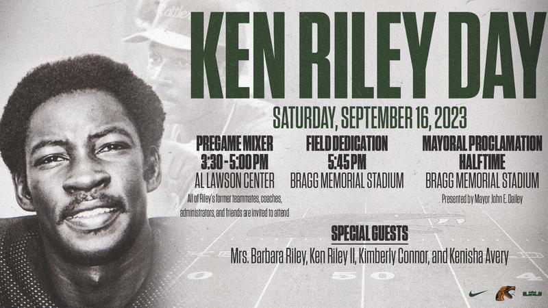 FAMU Athletics to host Ken Riley Day on Saturday, September 16 ...