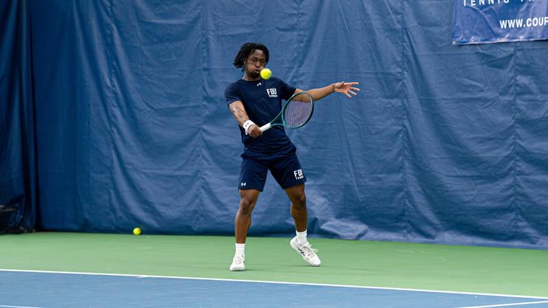 Fiddler Tennis Men's Tennis' Season Ends in NEC Semifinal - FDU Knights Athletics