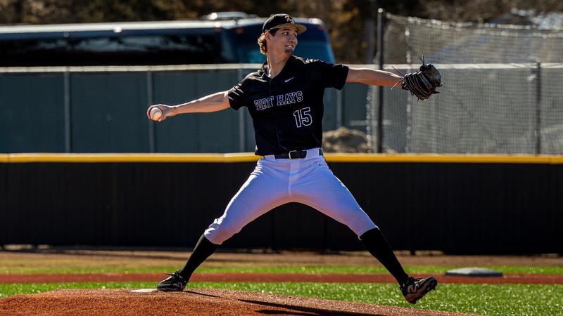 Nicholas Riley Baseball Riley's Gem Propels No. 20 Tigers Past RiverHawks - FHSU Athletics
