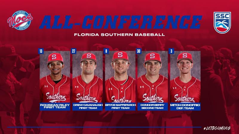 Fscc Baseball Five Moccasins Named to All-SSC Baseball Teams - Florida Southern College