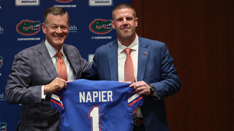 Tim Rutledge Napier Notebook: Napier Takes Program Reins, Then Podium - Florida Gators
