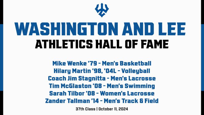 Marlin Reeves W&L Athletics 2024 Hall of Fame Class Announced - Washington and Lee ...