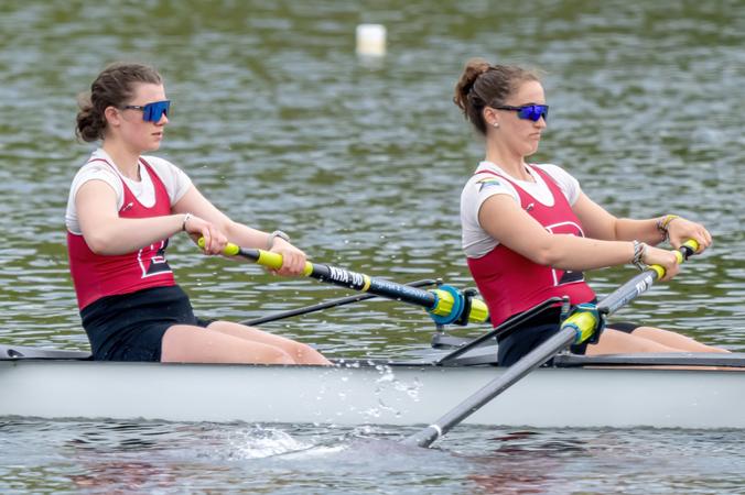 No. 5 women's rowing shines on Malden River, outraces No. 1 Tufts ...