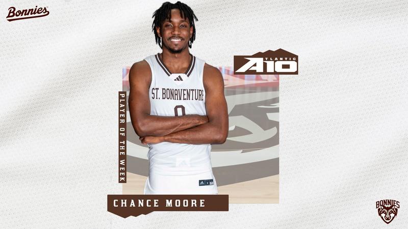 Chance Moore Chance Moore Named Atlantic 10 Men's Basketball Player of the Week - St ...