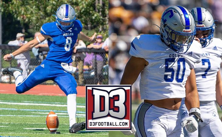 Colbe Eldridge Football Carr and Young Named to the D3 Football All-Region One Team - Colby College
