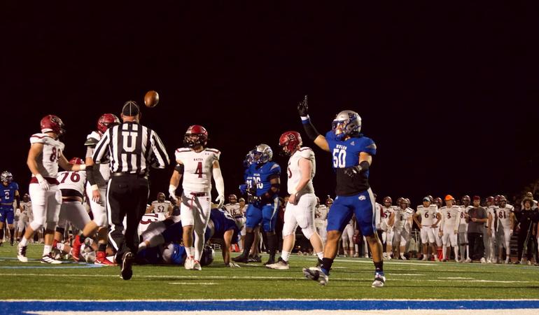 Colbe Eldridge Football Mules Make it Five in a Row Against Bobcats - Colby College