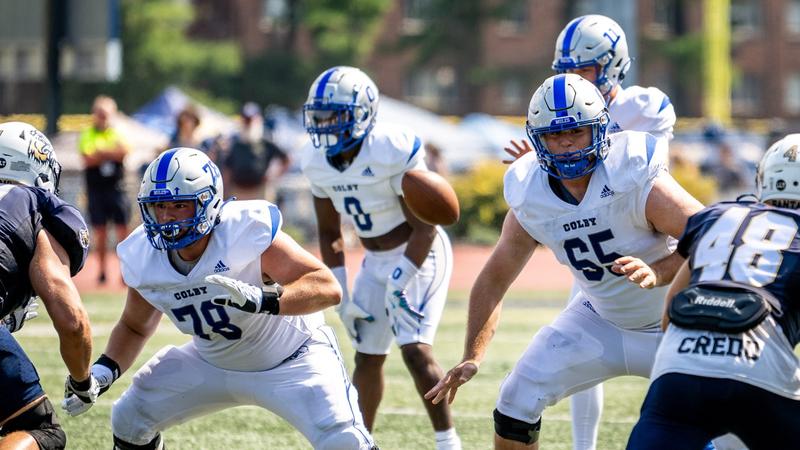 Colbe Eldridge Football Mules Play Even First Half, Panthers Slip Away Late - Colby College
