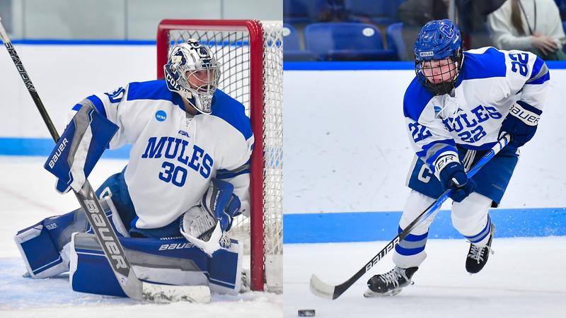 Busky and Studley Earn NEHWA All-Star Recognition - Colby College