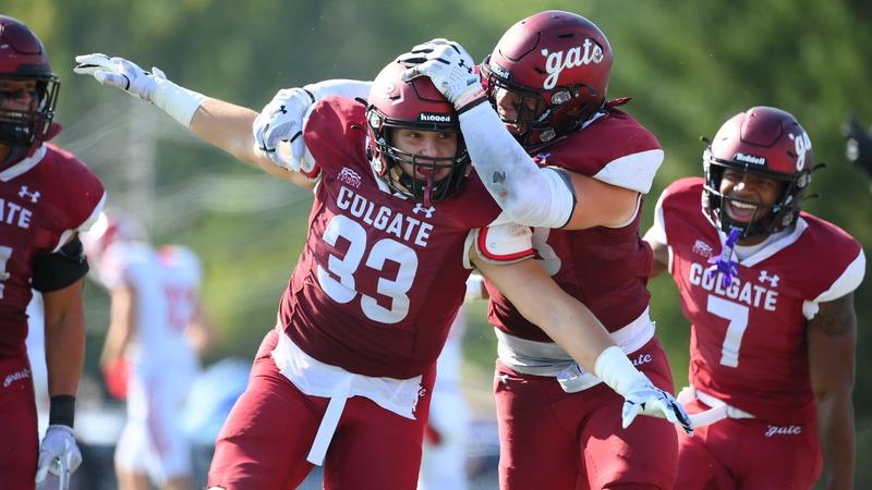 Colgate Uniform Raiders Roll Past Big Red, 41-24 - Colgate University Athletics