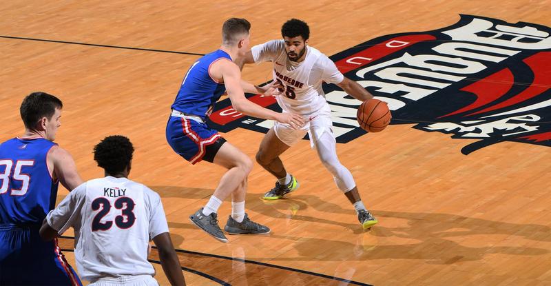 Brandon Stanback Dukes Down River Hawks - Duquesne University Athletics