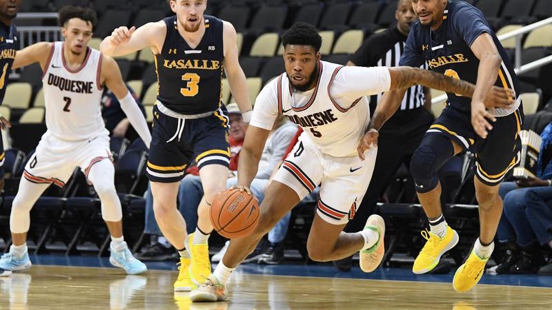 Brandon Stanback Dukes Back on Winning Track - Duquesne University Athletics