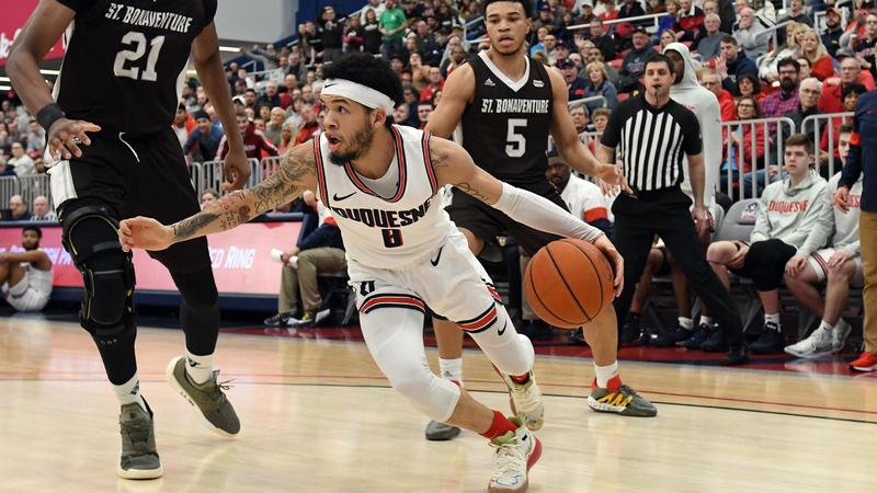 Brandon Stanback Dukes Fall to St. Bonaventure - Duquesne University Athletics