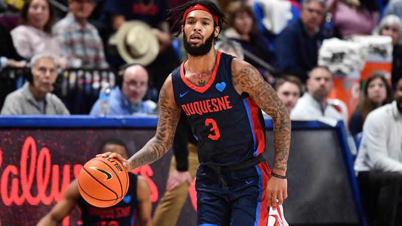 Brandon Stanback Dukes Battle to the End in Saint Louis - Duquesne University Athletics