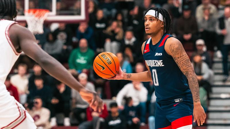 Brandon Stanback Hawks Hold Off Dukes - Duquesne University Athletics