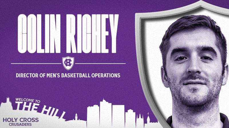 Colin Ritchie Holy Cross names Colin Richey director of men’s basketball operations ...