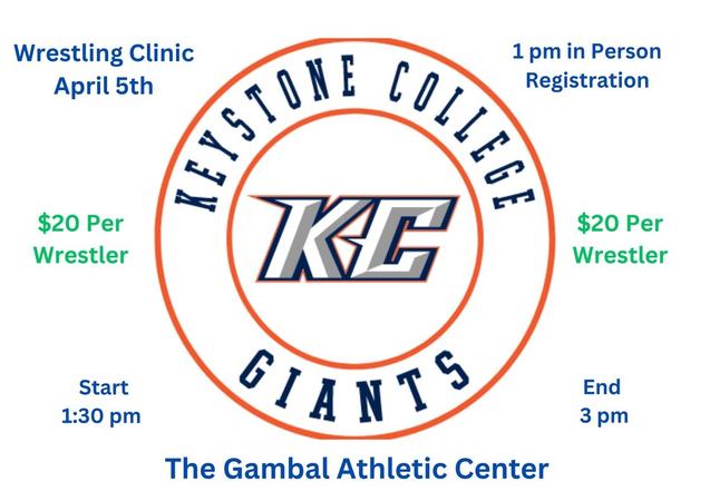 Keystone Wrestling to Hold ID Clinic - Keystone College Athletics