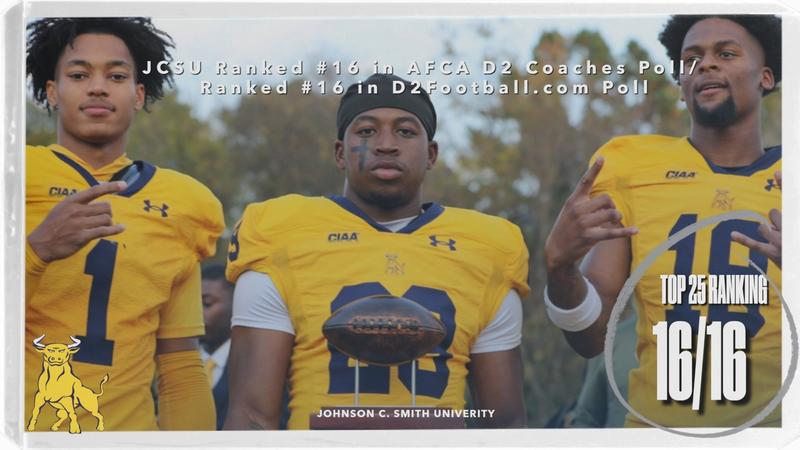 Jisc Football JCSU Football jumps to #16 in Polls - Johnson C. Smith University Athletics