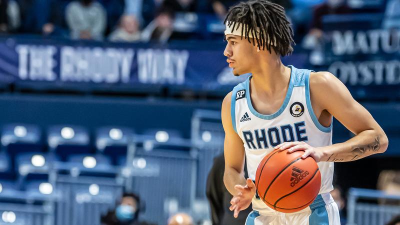 Henry Rasmussen Basketball Rams Win at Harvard for Second Straight, 64-57 - University of Rhode Island