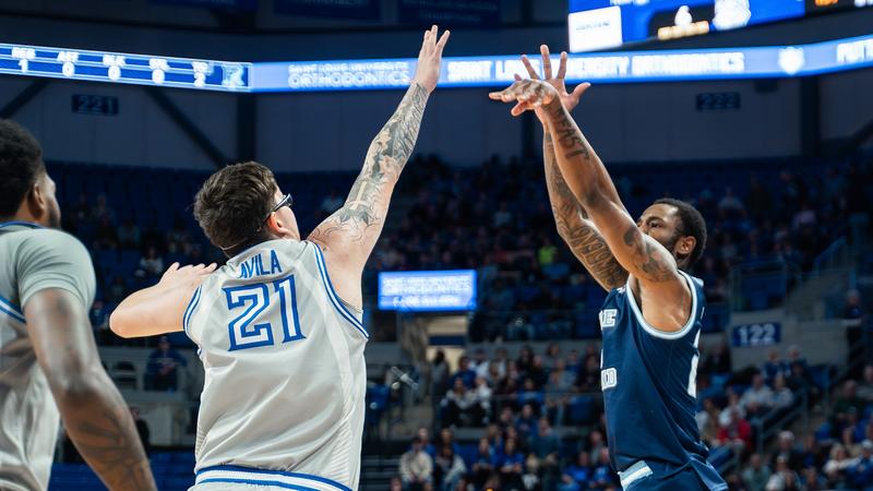 Jacob Raboin Saint Louis Too Much For Rams - University of Rhode Island