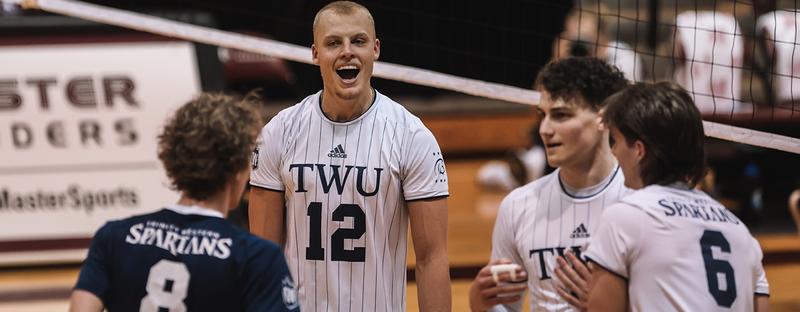 SPARTANS ADVANCE TO NATIONAL SEMIFINALS WITH 3-SET WIN - Trinity ...